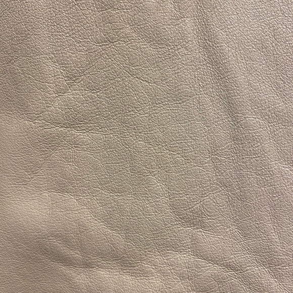 Vintage Cream Coloured Leather Jacket - Picture 3 of 3